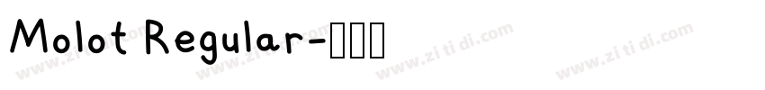 Molot Regular字体转换